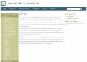 Birmingham Actos Law Firms - Heninger Garrison Davis, LLC