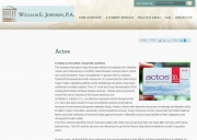 West Palm Beach Actos Law Firms - The Law Offices of William E. Johnson, P.A.